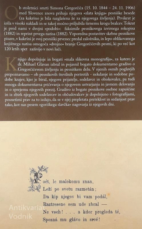 ZLATA KNJIGA SIMONA GREGORČIČA
