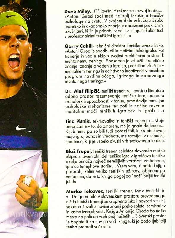 TENIS; TRENING MENTALNE MOČI, Antoni Girod