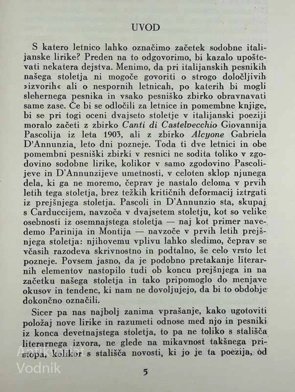 SODOBNA ITALIJANSKA LIRIKA, Spagnoletti & Zlobec