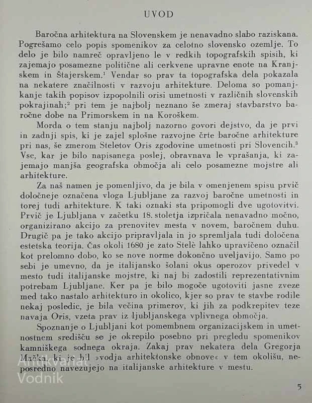 LJUBLJANSKA BAROČNA ARHITEKTURA, Nace Šumi
