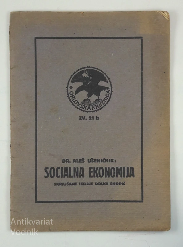 SOCIALNA EKONOMIJA, Dr. Aleš Ušeničnik