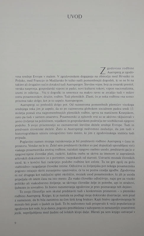 AUERSPERGI, PO SLEDEH MOGOČNEGA TURA, Miha Preinfalk