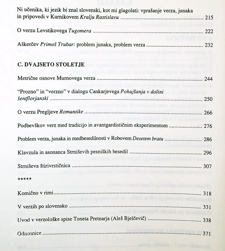 IZ ZGODOVINE SLOVENSKEGA VERZNEGA OBLIKOVANJA, Tone Pretnar