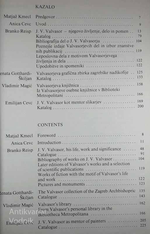 JANEZ VAJKARD VALVASOR SLOVENCEM IN EVROPI