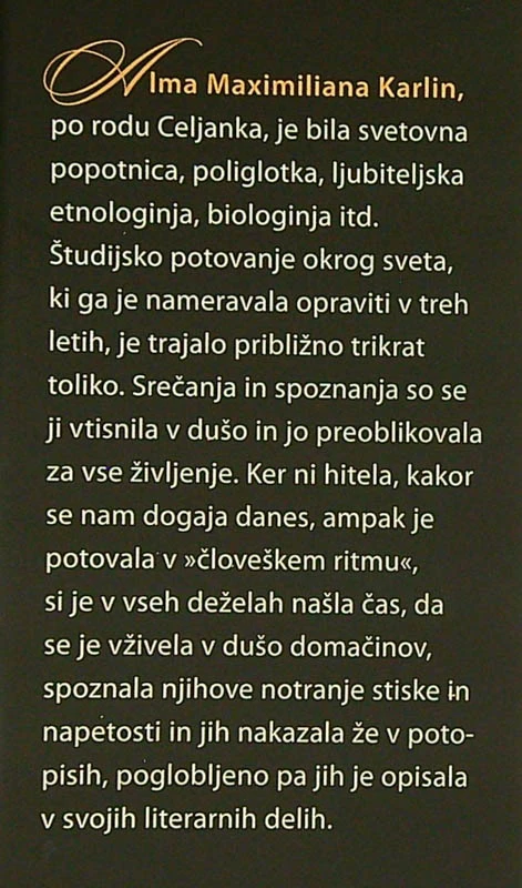 UROKI LJUBEZNI – UROKI SMRTI, Alma Karlin