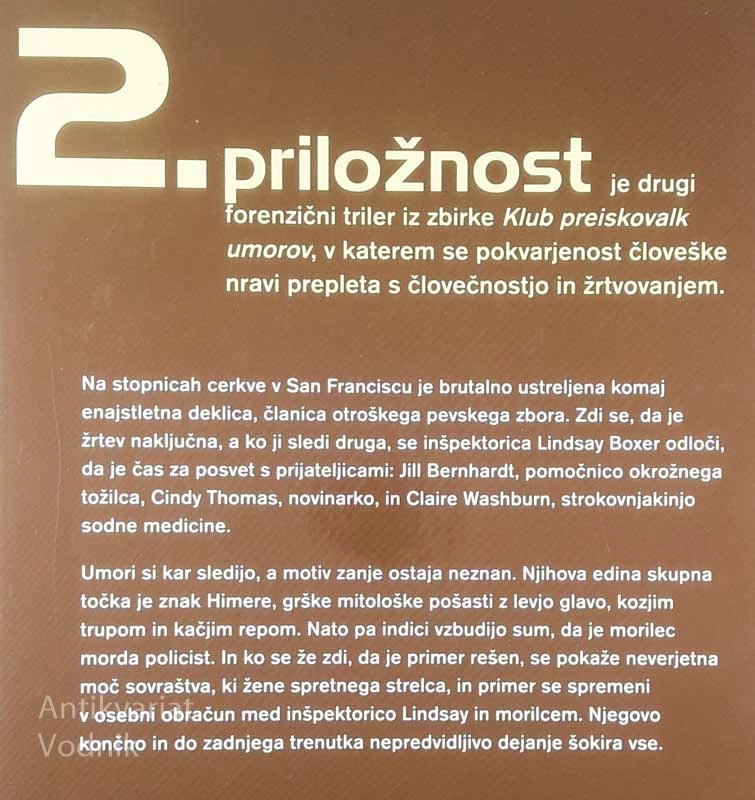 2. PRILOŽNOST, James Patterson