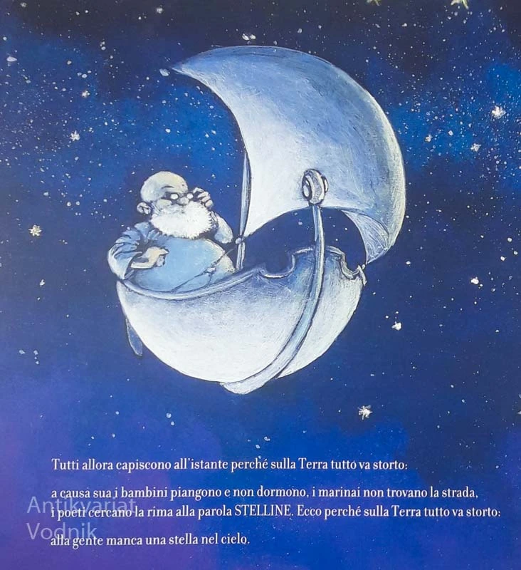 STELLINA SONNOLINA, Fran Milčinski – Ježek, ilustriral Gorazd Vahen
