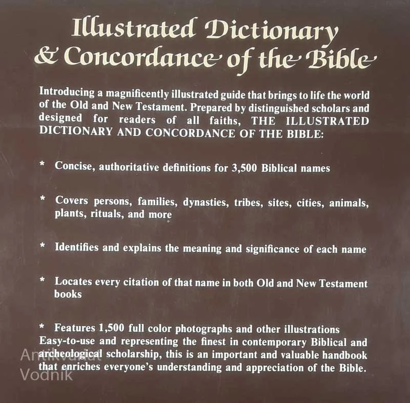 ILLUSTRATED DICTIONARY & CONCORDANCE OF THE BIBLE