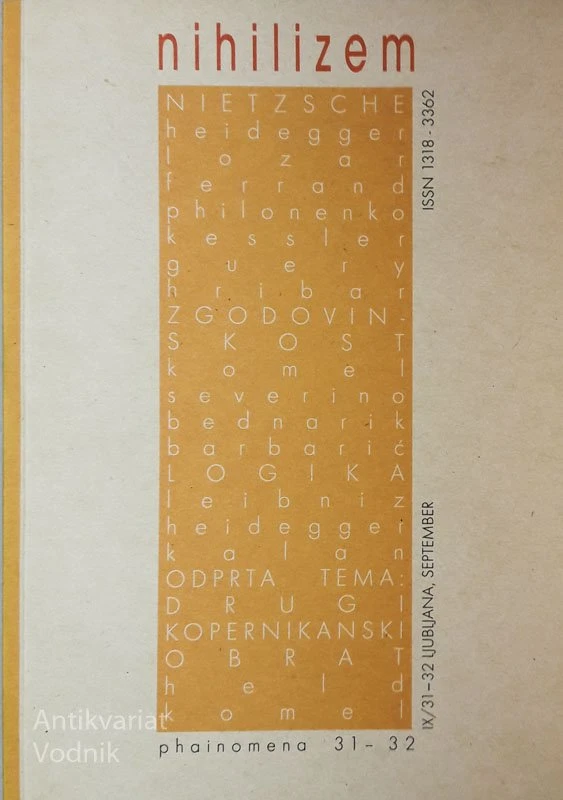 NIHILIZEM, Phainomena št. 31-32