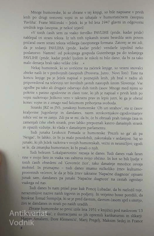 HUMORESKE, Frane Miličinski Ježek
