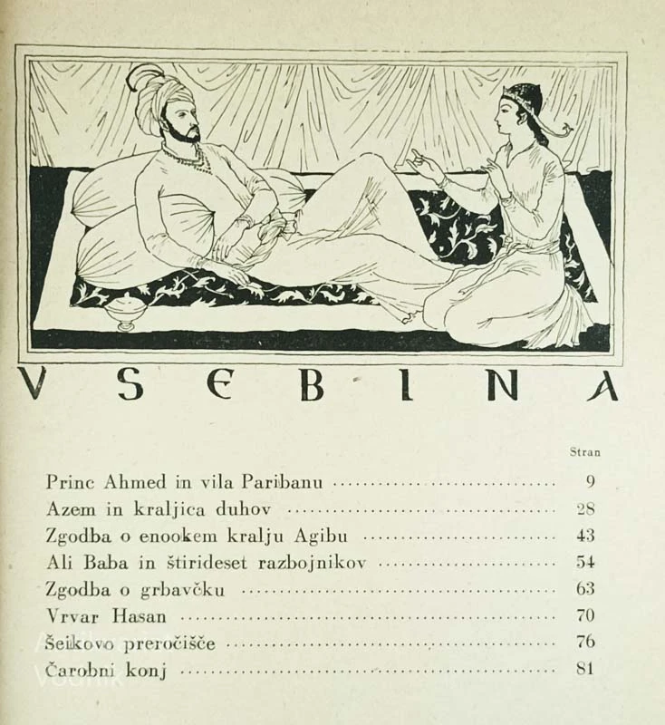 TISOČ IN ENA NOČ (ilustriral Maksim Sedej)