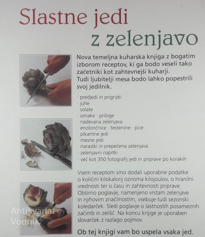 SLASTNE JEDI Z ZELENJAVO, več avtorjev