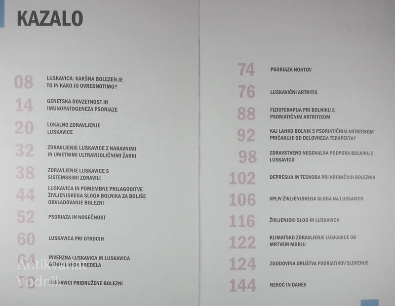 PSORIOZA/LUSKAVICA, več avtorjev
