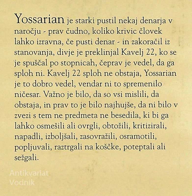 KAVELJ 22, Joseph Heller