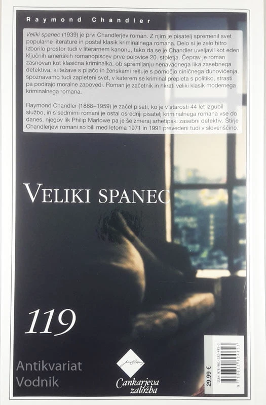 VELIKI SPANEC, Raymond Chandler