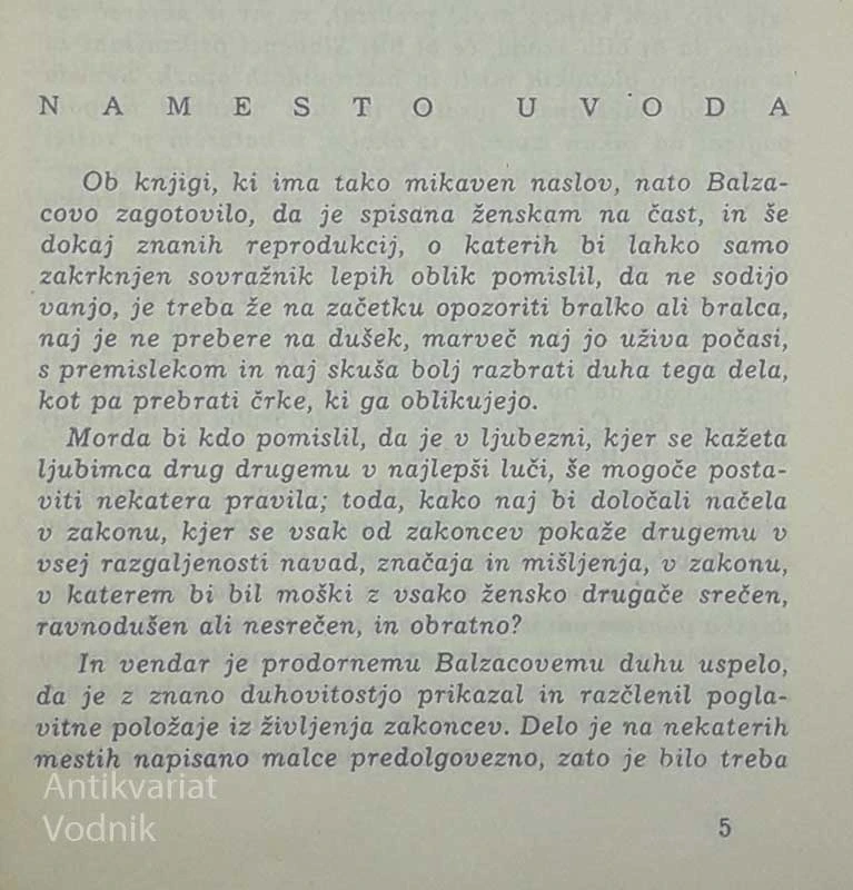 SREČNI ZAKON, Honore de Balzac