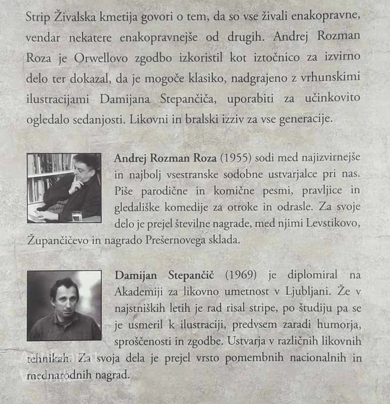 ŽIVALSKA FARMA, Andrej Rozman Roza