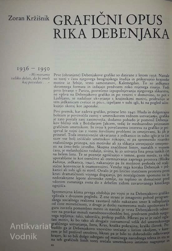 RIKO DEBELJAK, Nace Šumi in drugi