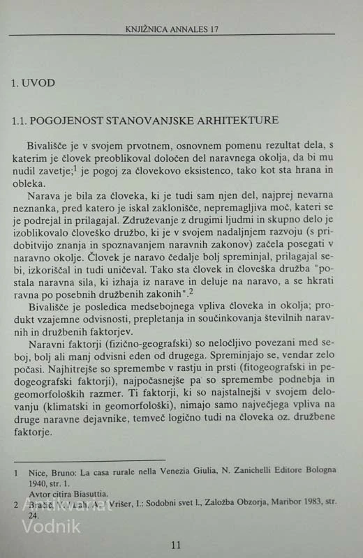 KONTINUITETA V STANOVANJSKI ARHITEKTURI ISTRE, Mario Perossa