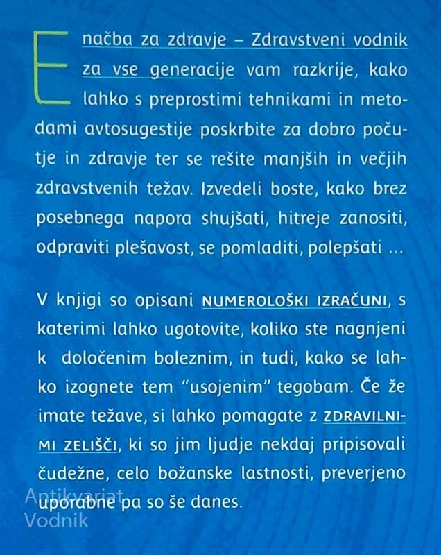 ENAČBA ZA ZDRAVJE, Zatteja Helen