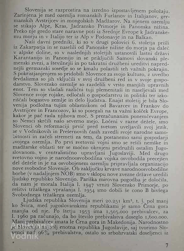 NAŠA DOMOVINA JUGOSLAVIJA + ZEMLJEVID JUGOSLAVIJE, France Planina