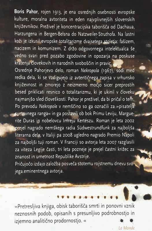 NEKROPOLA, Boris Pahor
