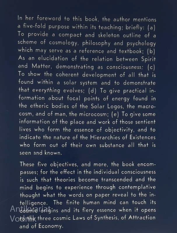 A TREATISE ON COSMIC FIRE, Alice A. Bailey