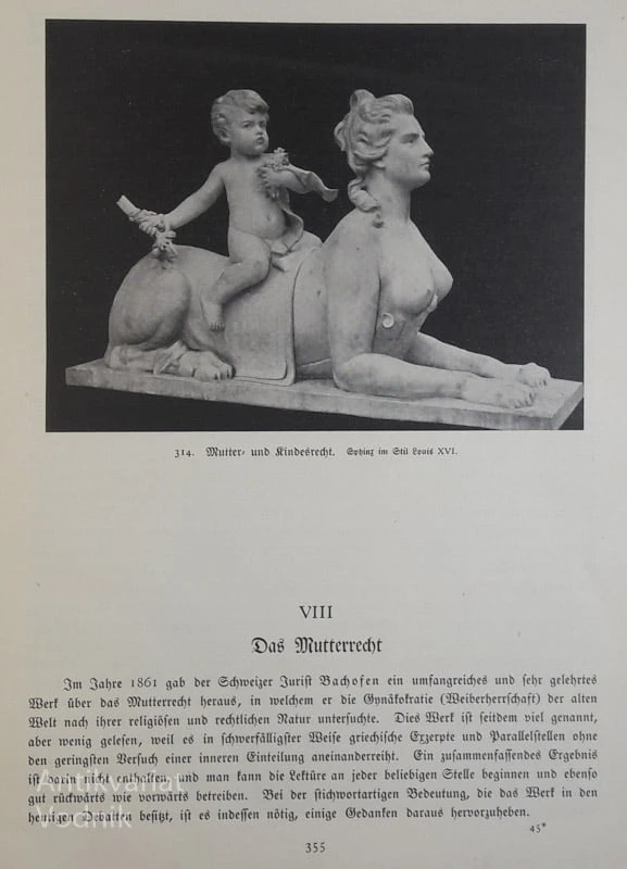 Die Weiberherrschaft in der Geschichte der Menschheit, 1. in 2. del, Alfred Fuchs in Eduard Kind