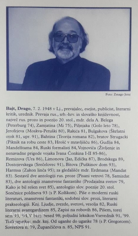 SLOVENSKI KDO JE KDO, Drago Bajt