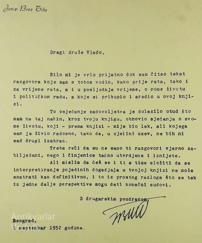 TITO, Vladimir Dedijer