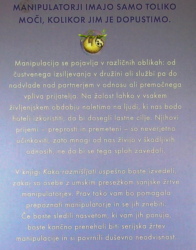 KAKO RAZMIŠLJATI USPEŠNO, Christel Petitcollin