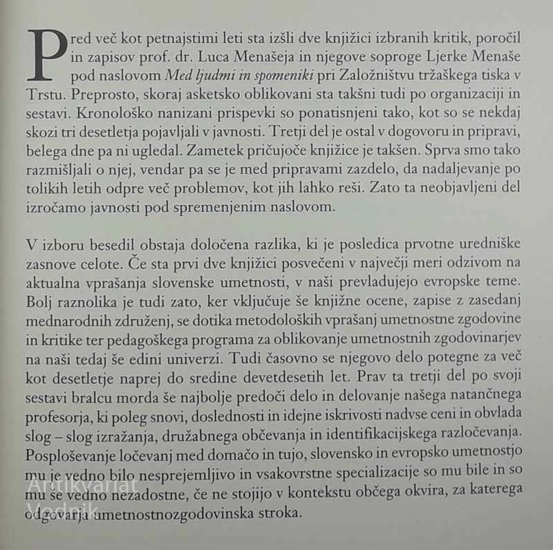 ZAPISI 1951-1994, Luc Menaše