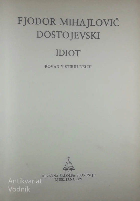 IDIOT, F. M. Dostojevski