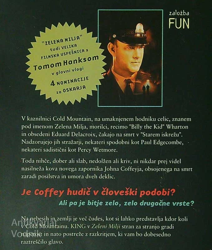 ZELENA MILJA, Stephen King