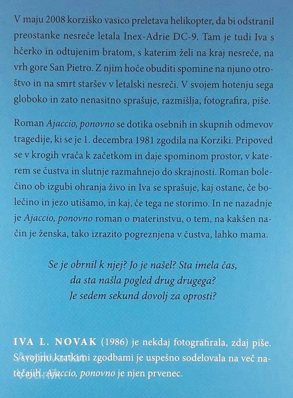 AJACCIO, PONOVNO, Iva L. Novak