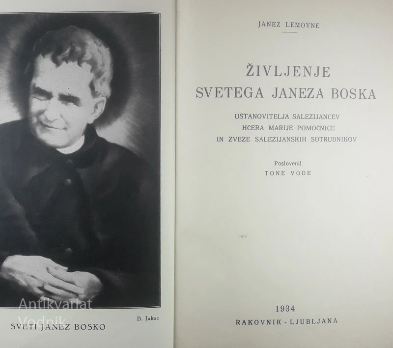 ŽIVLJENJE SVETEGA JANEZA BOSKA, Janez Lemoyne