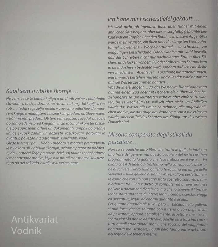 SKRIVNOSTI BOHINJSKEGA PREDORA, Ervin Sorč