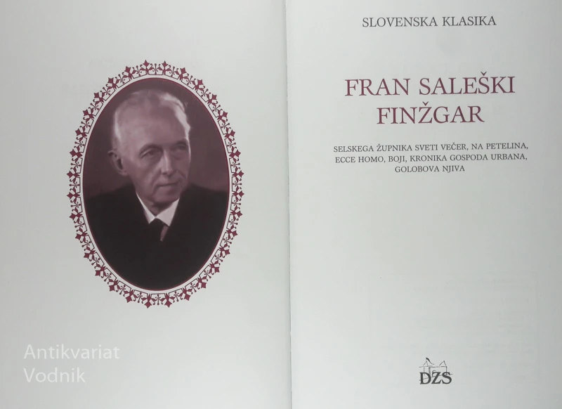 FINŽGAR, ZBRANA DELA