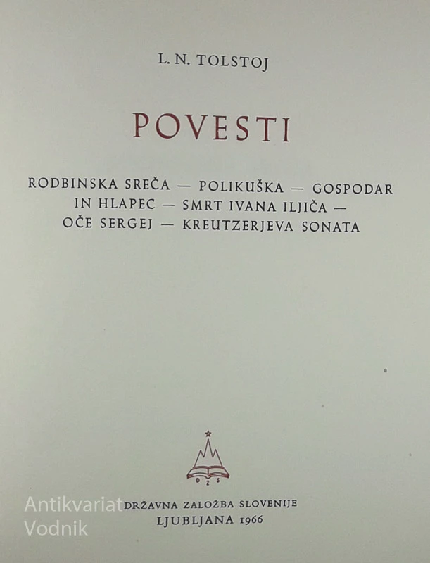POVESTI, L. N. Tolstoj