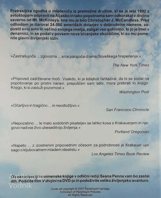 V DIVJINI, Jon Krakauer