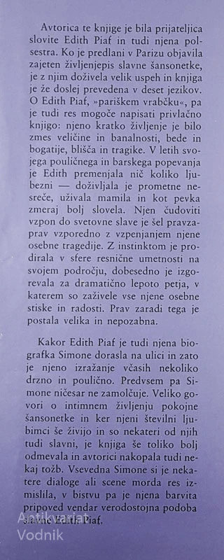 EDITH PIAF, Simone Berteaut