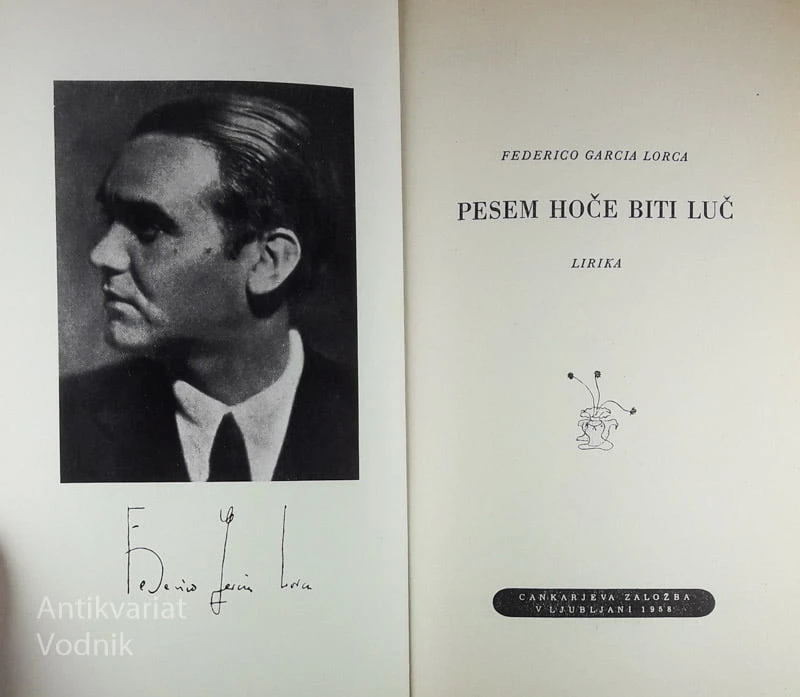 PESEM HOČE BITI LUČ, Federico Garcia Lorca