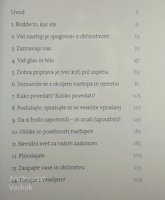 POVEJTE Z VESELJEM; PRIROČNIK ZA ODLIČEN GOVORNIŠKI NASTOP, Marjan Bradeško