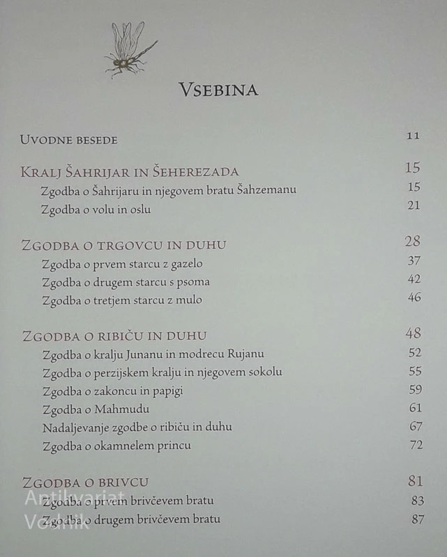 TISOČ IN ENA NOČ (z zlato obrezo)