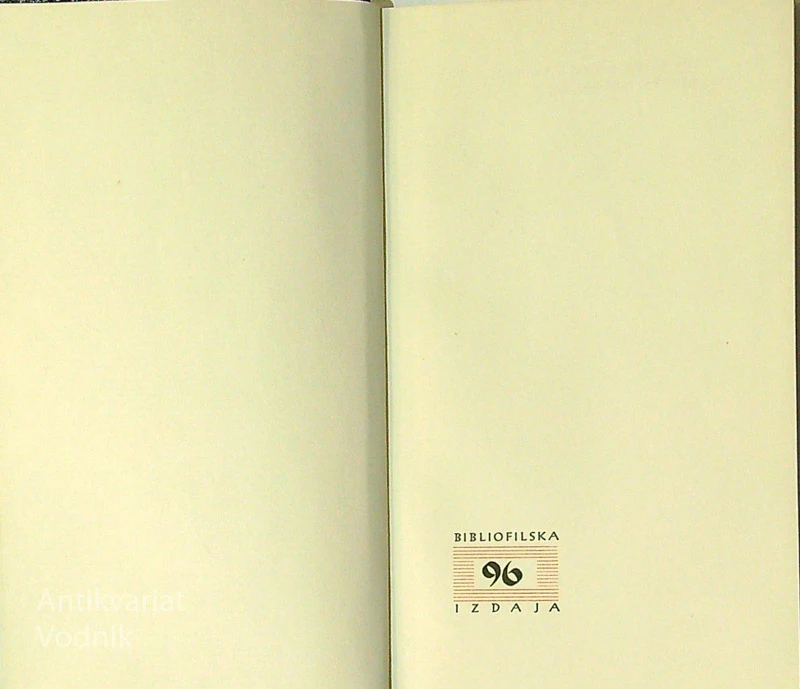 JAMA (96. bibliofilska izdaja), Ivan Goran Kovačič