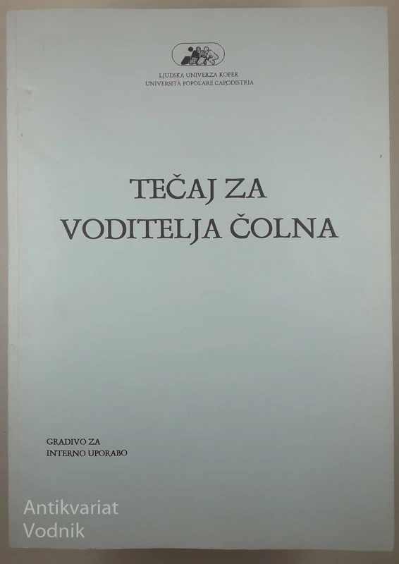 TEČAJ ZA VODITELJA ČOLNA