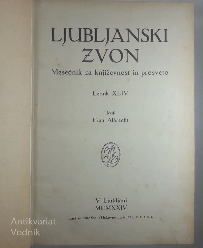 LJUBLJANSKI ZVON, LETNIK 44