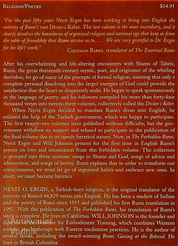 THE FORBIDDEN RUMI