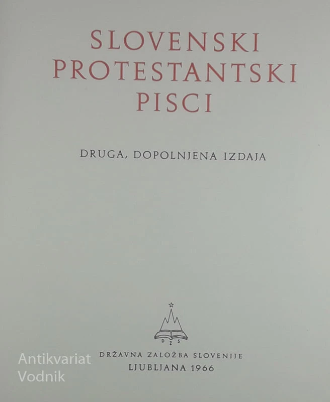 SLOVENSKI PROTESTANTSKI PISCI, Mirko Rupel
