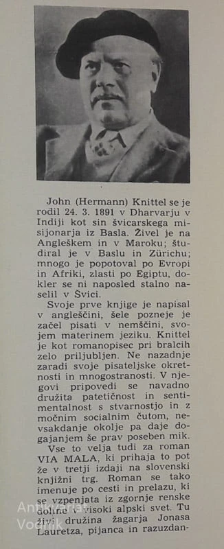 VIA MALA, John Knittel
